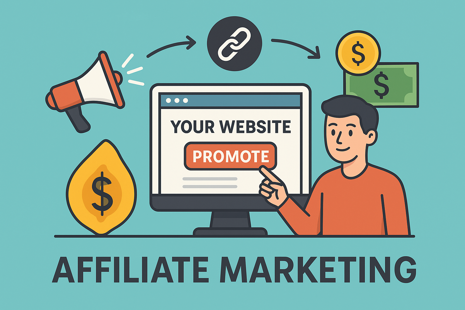 Affiliate marketing modülüyle web siteniz kendini tanıtsın, gelir elde edin, bağlantılarla ziyaretçi ve satışları artırın.