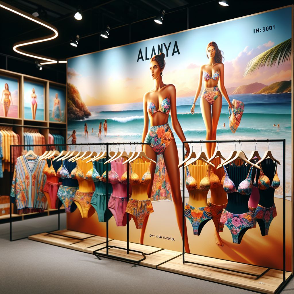 IN:5001 Alanya bikini collection showcasing vibrant colors and trendy designs for summer 2025.