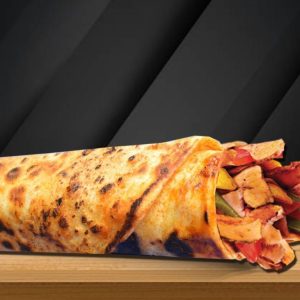 045 Antalya Cheddarlı Bazuka Tavuk Döner Dürüm