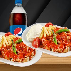 028 Antalya 2li İskender Tavuk Dönerden Menü
