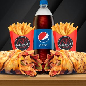 031 Antalya 2li Tavuk Döner Dürüm Menü