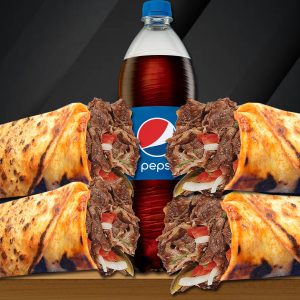 037 Antalya 4Lü Et Döner Dürüm Menü