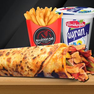 025 Antalya Tavuk Döner Dürüm Ayran Menü