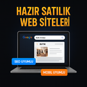 4- Hazır Web Siteleri – Google’da İlk Sayfa Garantili!