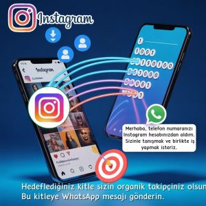 Instagram’dan organik takipçi edinin ve bu kitleye otomatik mesaj gönderelim.