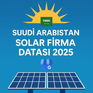 Ülke:Suudi Arabistan Sektör:Solar Verileri